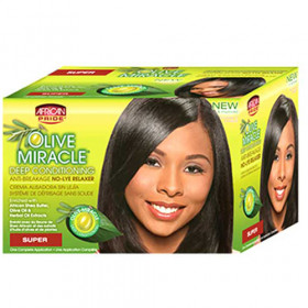 African Pride No Lye Relaxer Kit Super  African Pride No Lye Relaxer Kit Super